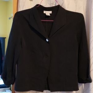 Black crop jacket